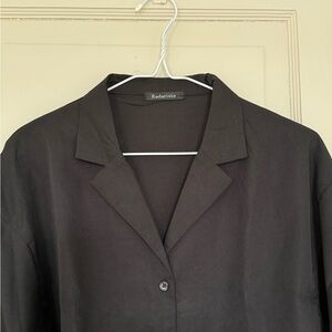 Radarista black cropped shirt